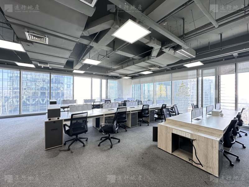 圣奥大厦超高区500平办公室丨正对电梯丨双面采光丨家具全带_6