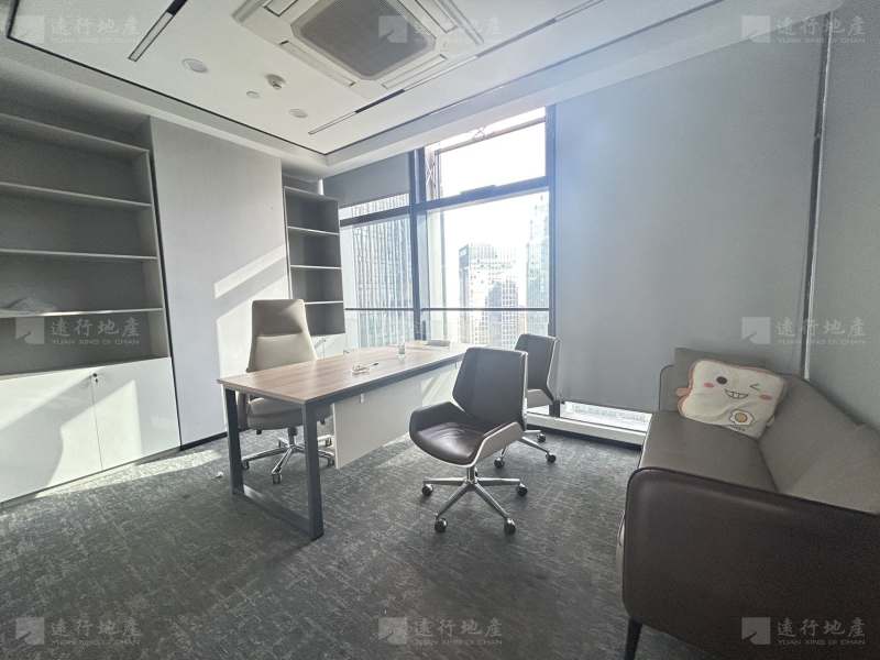 地铁口豪装办公室 家具全带 可定制整层超一线江景_5