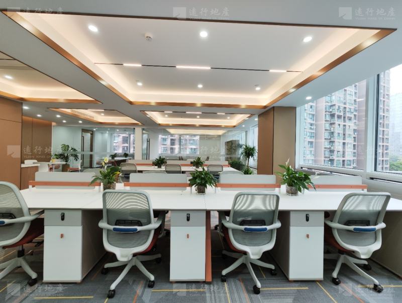 迪凯银座超高楼层 办公室设施齐全 办公室家具齐全 可拎包办公_2