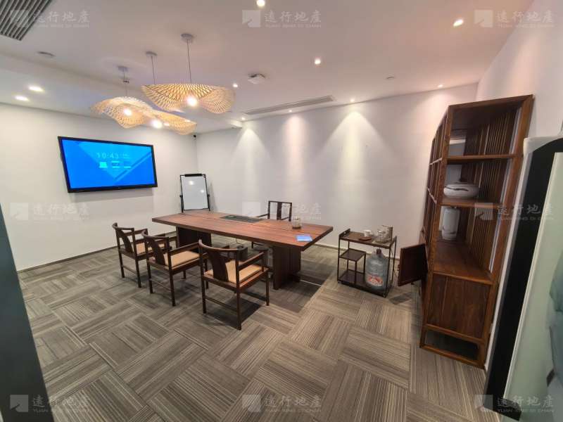 新杭商务中心豪装，配套高端红木家具，大气前台，超大会议室_5
