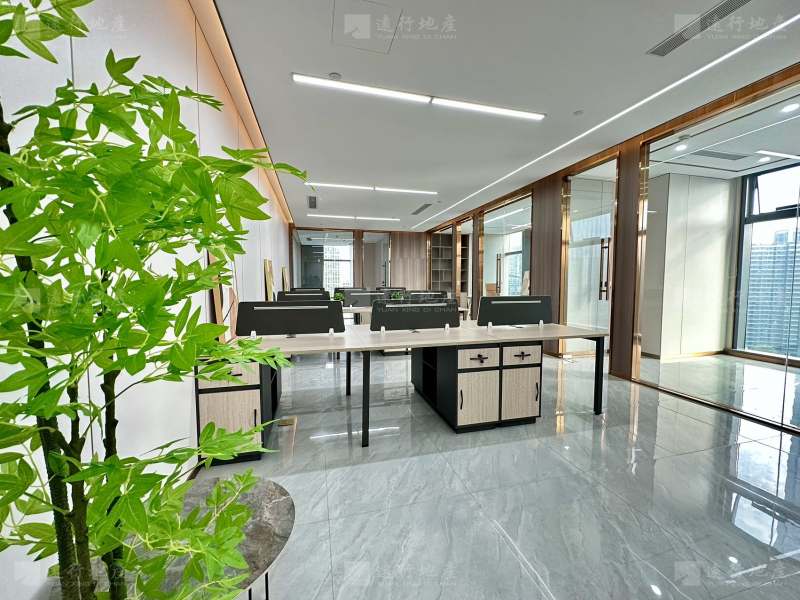 博亚时代中心 精装办公室出租正对电梯采光充足5个房间全朝阳_1