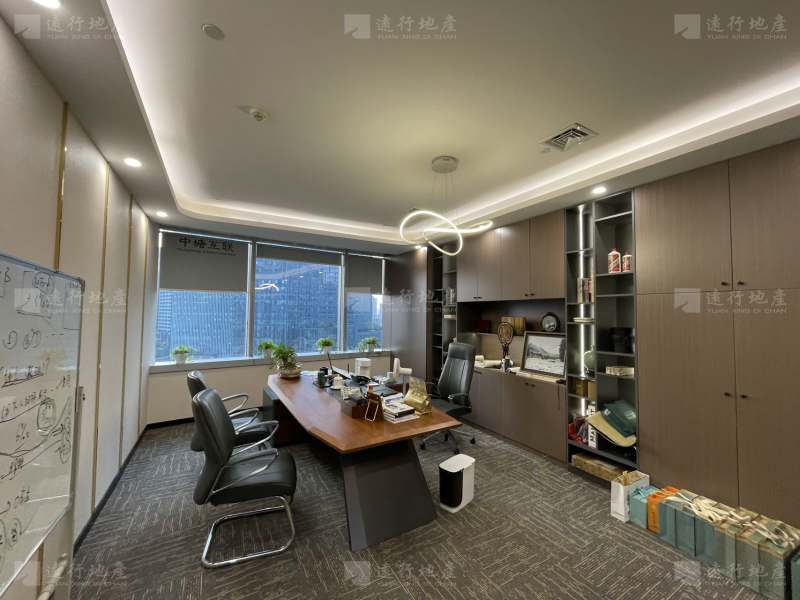 泛海国际精装1000平办公室丨家具全带丨半层正对电梯丨随时看_6