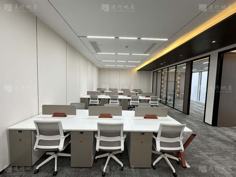 华业发展中心 精装修带家具 正对电梯 户型方正 企业接待办公_6