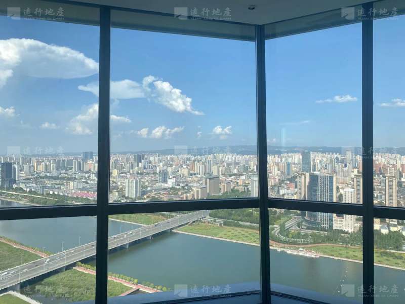 迎泽西CBD丨中海国际中心丨高区电梯口丨东北向看汾河景观_8