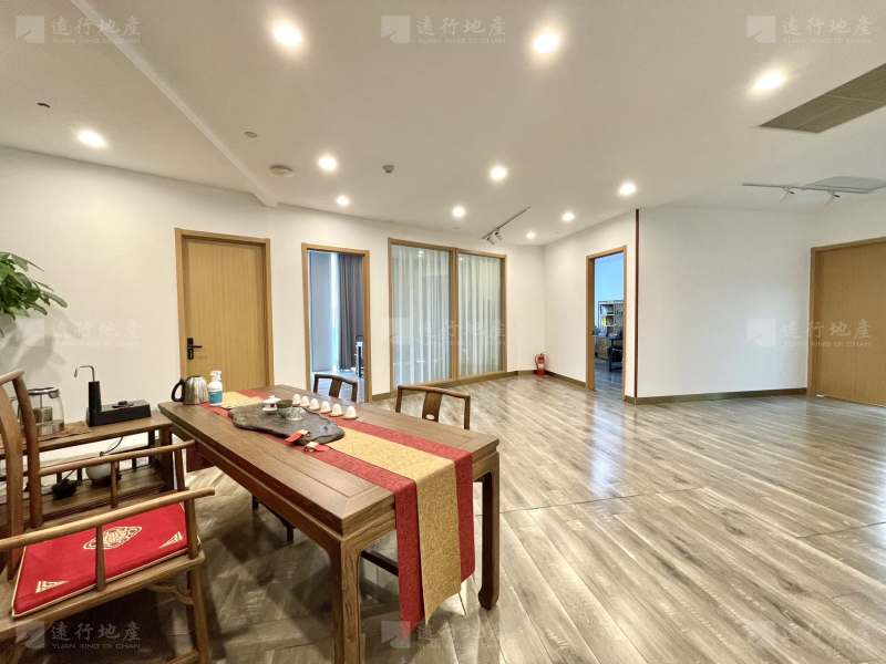 杭州来福士广场适合茶室接待、24H空调、朝南一线江景、带家具_5