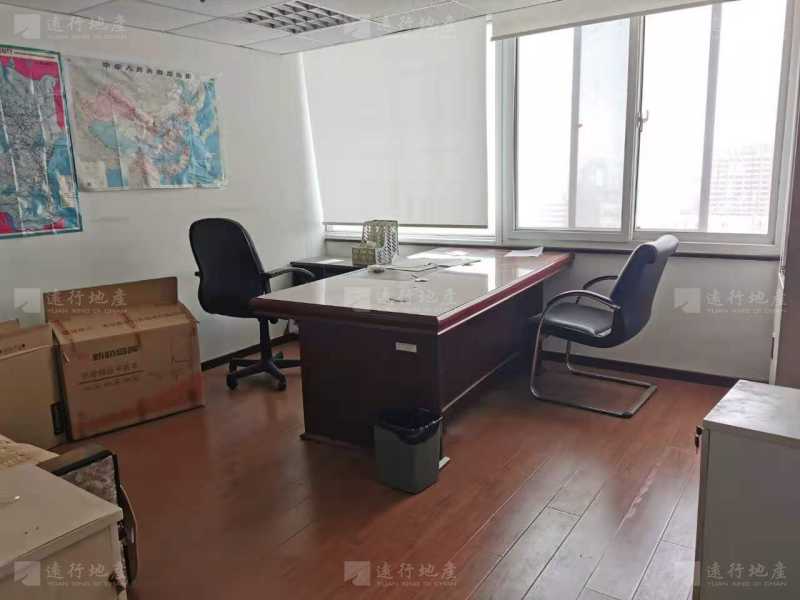 广安路西客站机械大厦整层办公室出租精装修带家具_5