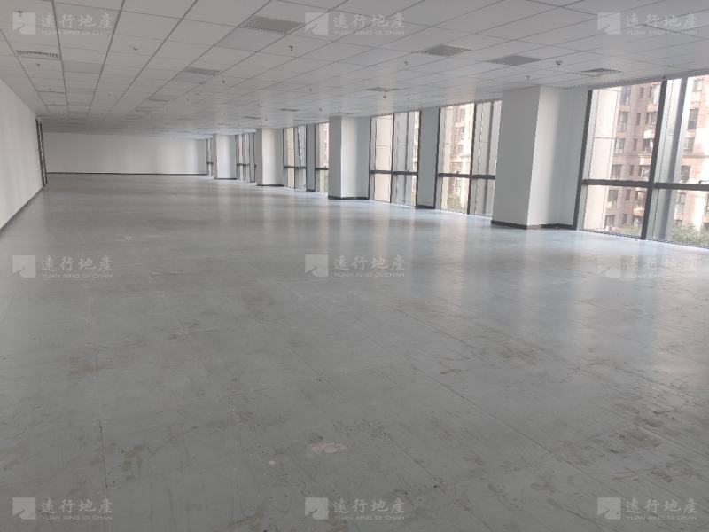 南二环丨办公室丨整层丨2200平户型方正丨落地窗_1