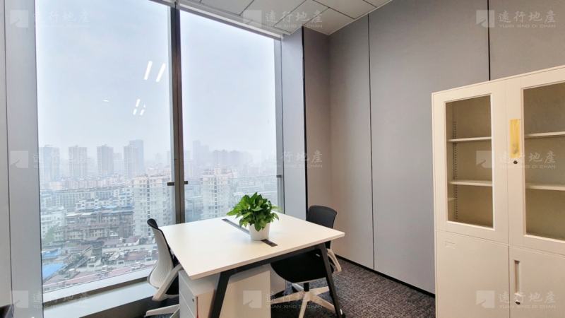 中海国际中心 高区正对电梯 豪华装修 拎包办公 _5