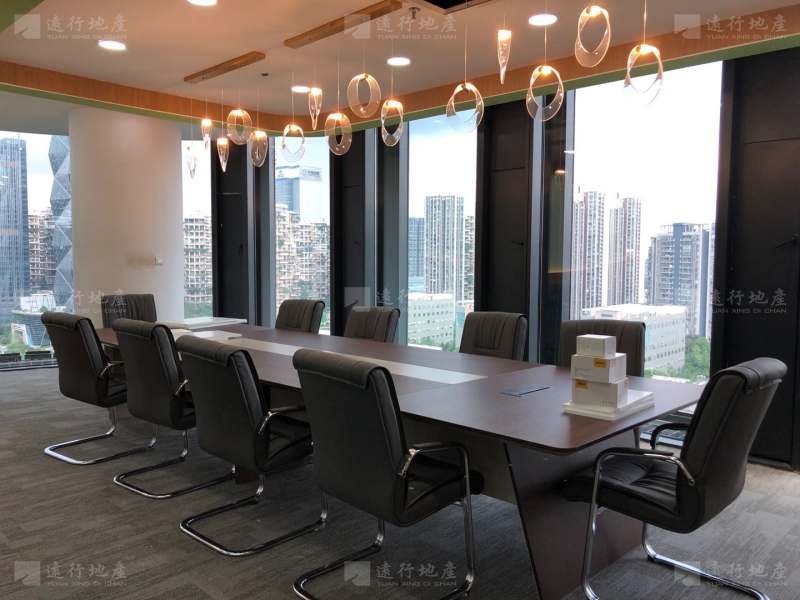 天府公园 传化中心精装带家具 340平办公室出租_4