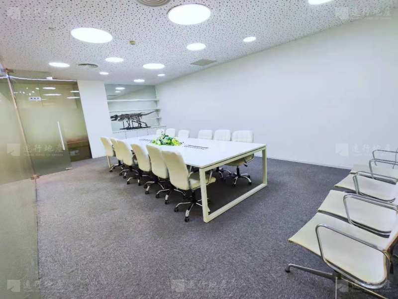 徐汇锦和中心，精装修办公室出租，纯写字楼，随时看房_3