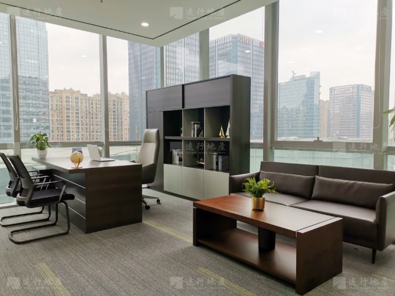 誉峰国际中心 400平精装带家具 拎包入住 户型好_8