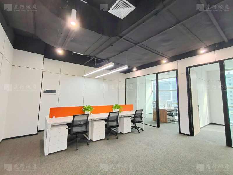 长安国际丨共享办公办公舒适丨2个办公室精装全配_1