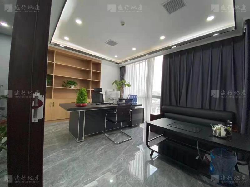 汉港中心495平 正对电梯口 精装带家具 拎包办公_2