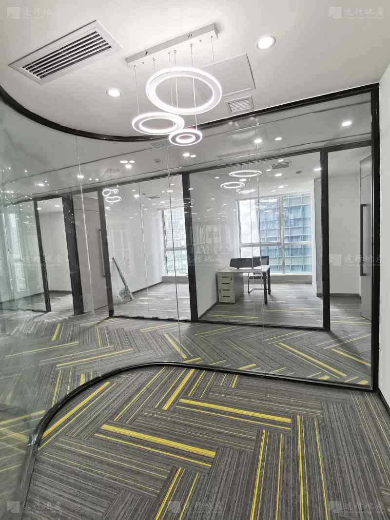 高新区380平米正对电梯紫光芯云精装带家具拎包入住_7