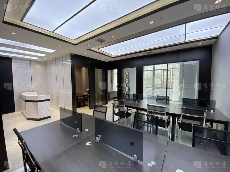 富力华庭 120平50米地铁口 3间办公室 带家具_5