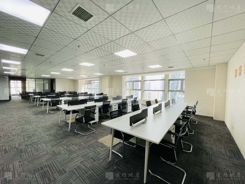 高新半层写字楼 格局合适 超大会议室老板间可看房_2