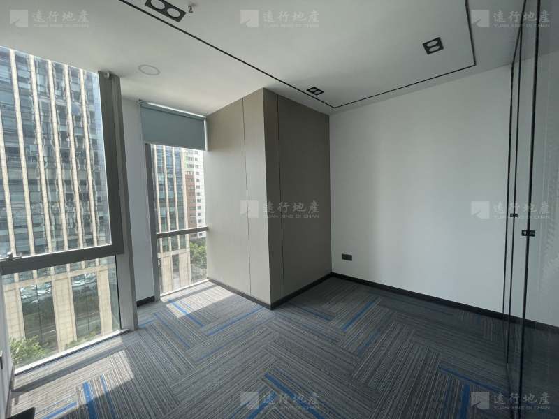精装修带家具 正对电梯口 双面采光 汉街总部国际 _8
