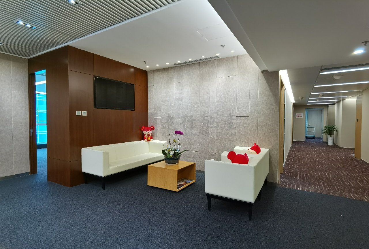 北三环环球贸易中心 精装修整层办公室 随时可用_9