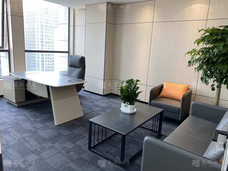 光谷现代世贸中心个人业主精装修300平带家具很划算_4