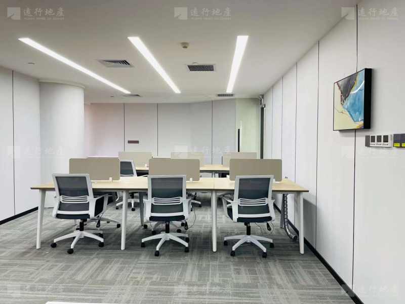  长宁国际发展广场，精装修带家具，新出办公室_4