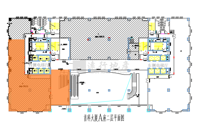 国企背景首科大厦 2层半层可支持定制装修 核心商圈西三环_6