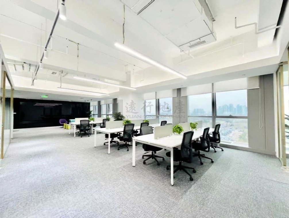 超甲写字楼博瑞大厦新出办公室300平米正对电梯高区视野好_7