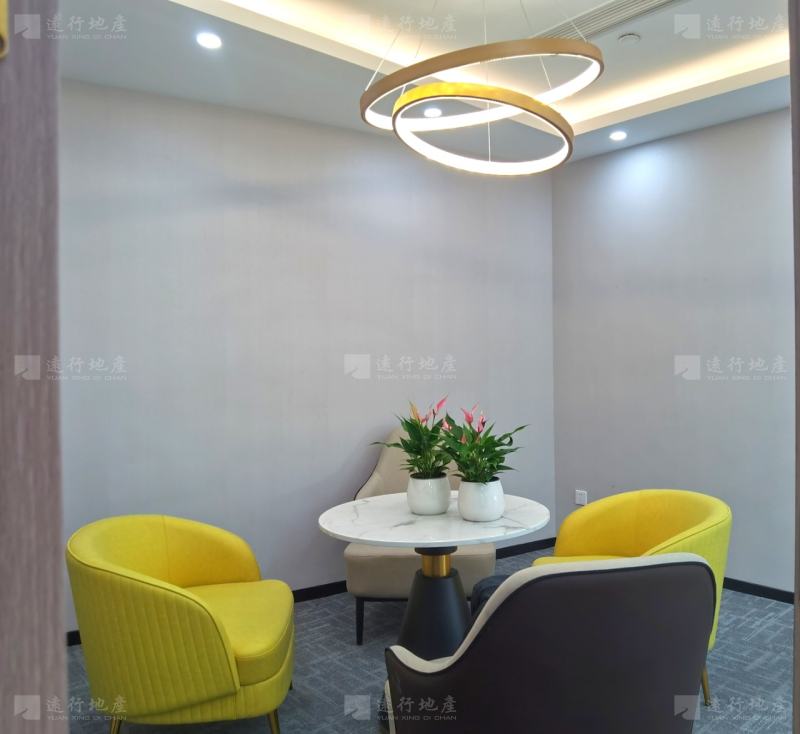 长宁东银中心，精装修带家具，新出办公室_3