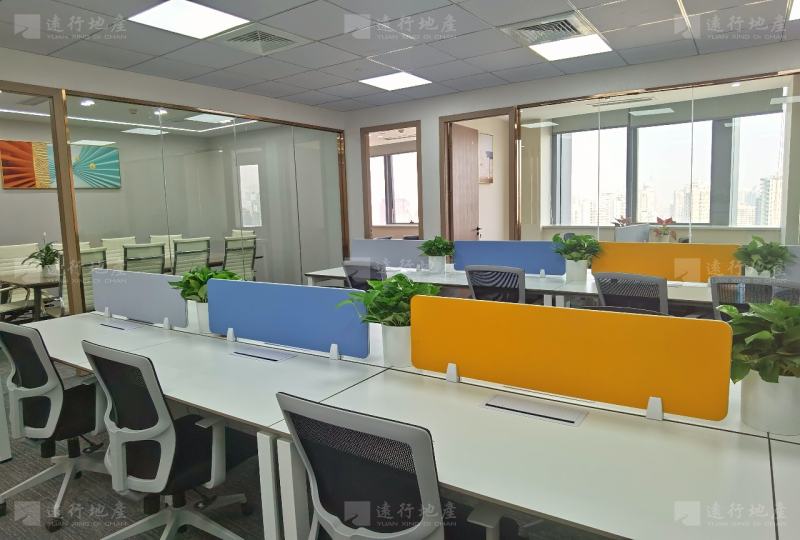 长宁东银中心，精装修带家具，新出办公室_5