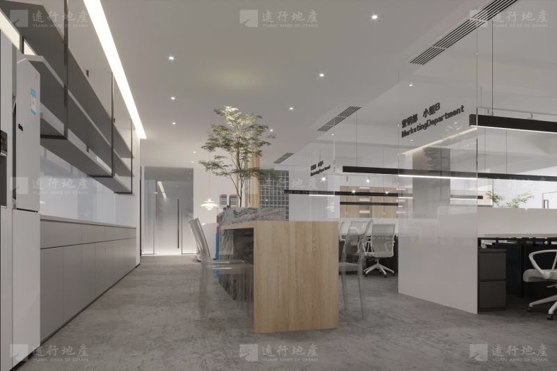 远行丨广东现代广告创意中心丨精装修配家具丨使用率高_1