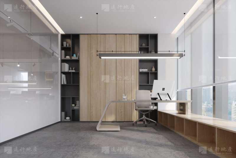 远行丨广东现代广告创意中心丨精装修配家具丨使用率高_4