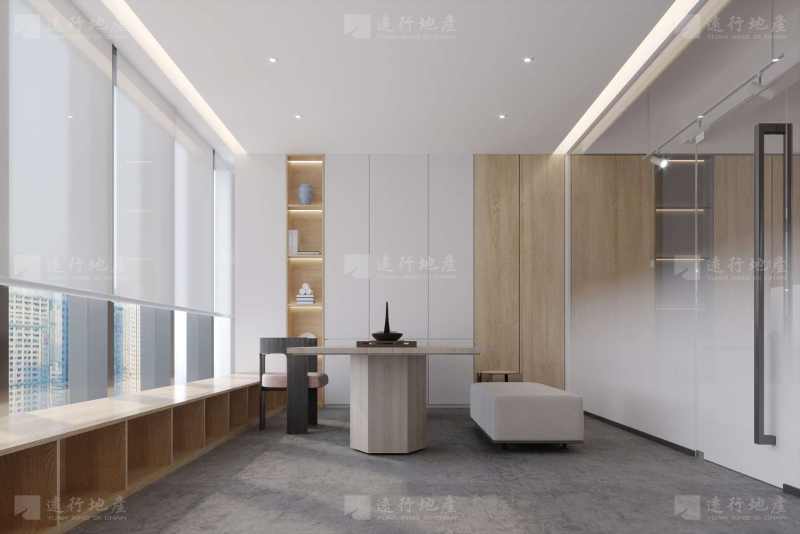 远行丨广东现代广告创意中心丨精装修配家具丨使用率高_5
