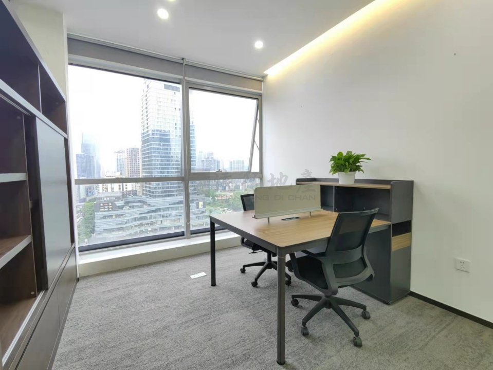 300平米方正办公室丨4隔间30工位全套家具配齐_8