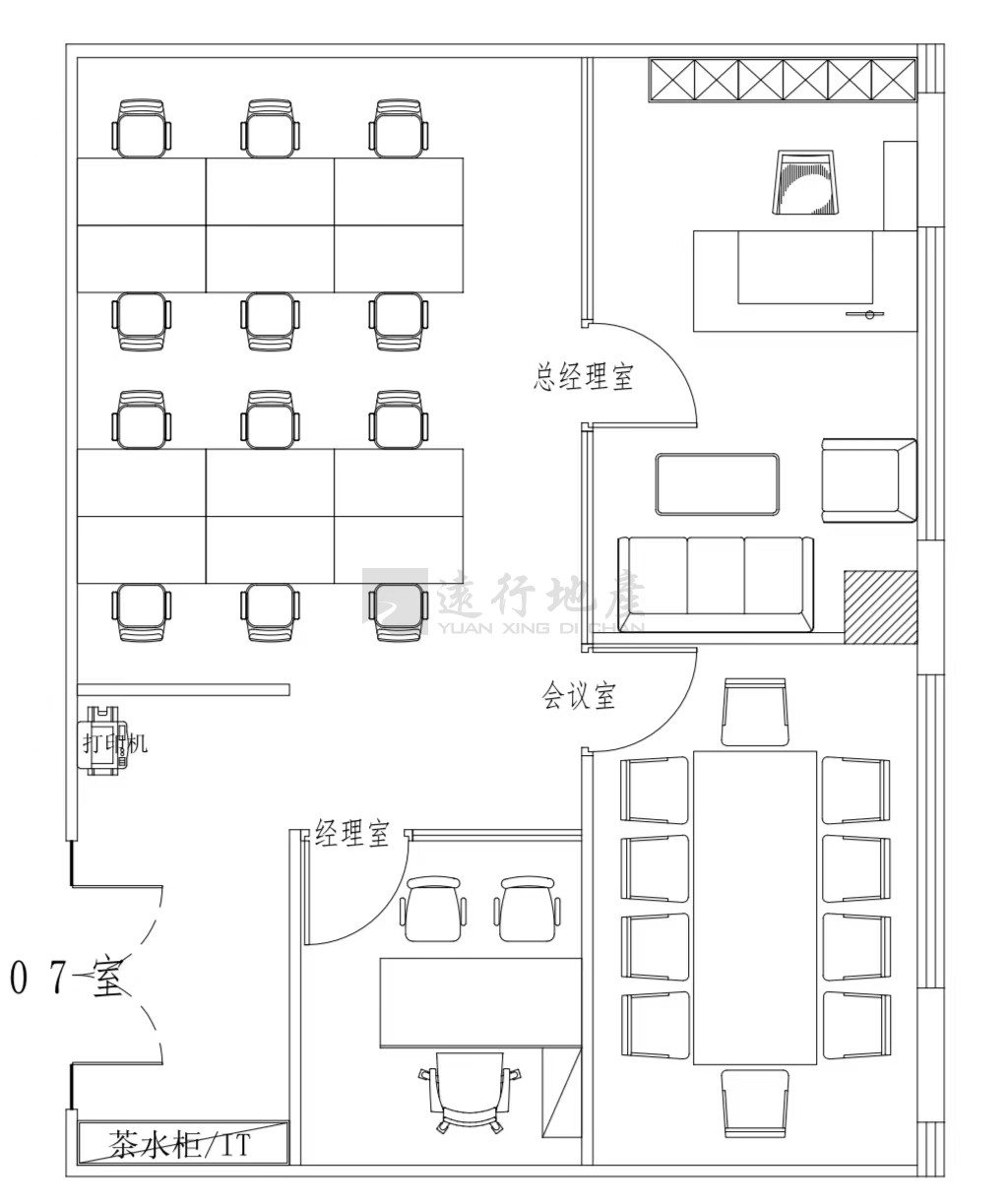 张江微电子163平4个隔断12个工位 豪华装修 房租补贴15万一年_6