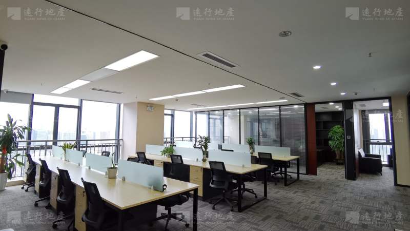深圳星河双子塔200到整层甲级红本写字楼办公室出租开发商直租_4